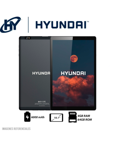 TABLET HYUNDAI HYTAB 4GB RAM 64GB ROM 10.1" HD...
