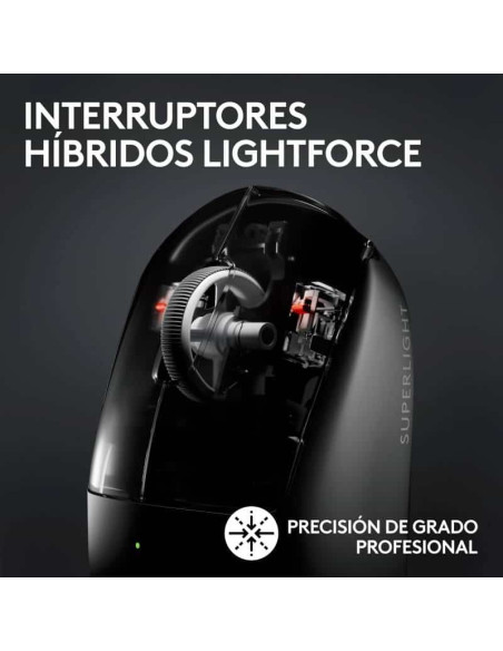 MOUSE LOGITECH PRO X SUPERLIGHT 2 (910-006629) WIRELESS| HERO 2| BLACK
