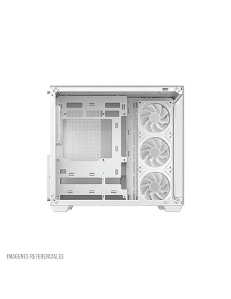 CASE GAMER DEEPCOOL CG530 4F WH ( R-CG530-WHADA4-G-1 )  S/FUENTE | VIDRIO TEMPLADO | LED-ARGB