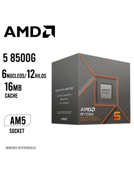 PC GAMER AHRI RYZEN 5-8500G 16GB 500GB SSD + 23.8 FHD + KIT RAPTOR