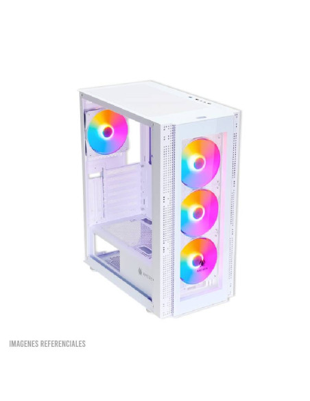 CASE ANTRYX RX 260 WHITE ( AC-RX260WFR ) S/FUENTE | VIDRIO TEMPLADO | 4 FIXED-RGB
