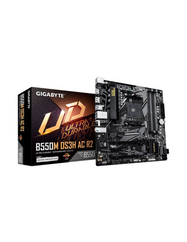 MAINBOARD GIGABYTE B550M DS3H AC R2 (...