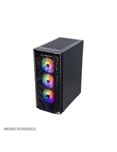 CASE ANTRYX RX 270 BLACK ( AC-RX270KFR ) S/FUENTE | VIDRIO TEMPLADO | 4 FIXED-RGB