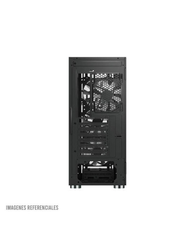 CASE MONTECH X3 GLASS BLACK S/FUENTE|VIDRIO...