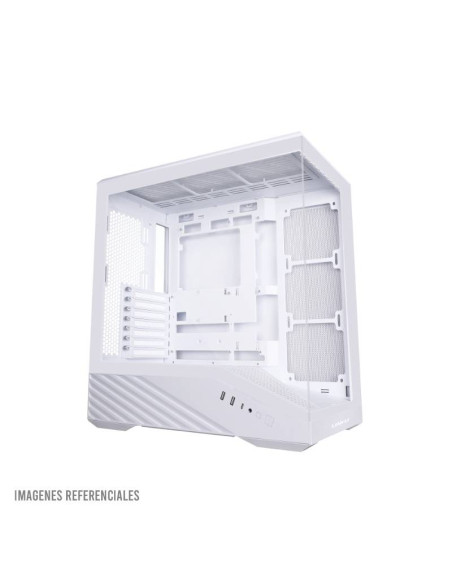 CASE LIAN LI VECTOR V100R (V100RW WHITE) VIDRIO TEMPLADO| 4FAN ARGB| WHITE