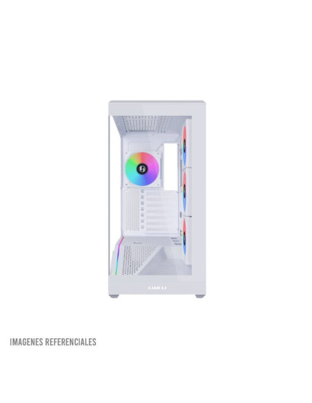 CASE LIAN LI VECTOR V100R (V100RW WHITE) VIDRIO TEMPLADO| 4FAN ARGB| WHITE