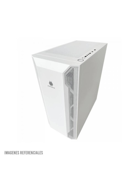 CASE ANTRYX RX 430U WHITE ( AC-RX430UW ) SIN FUENTE | VIDRIO TEMPLADO | LED-RGB