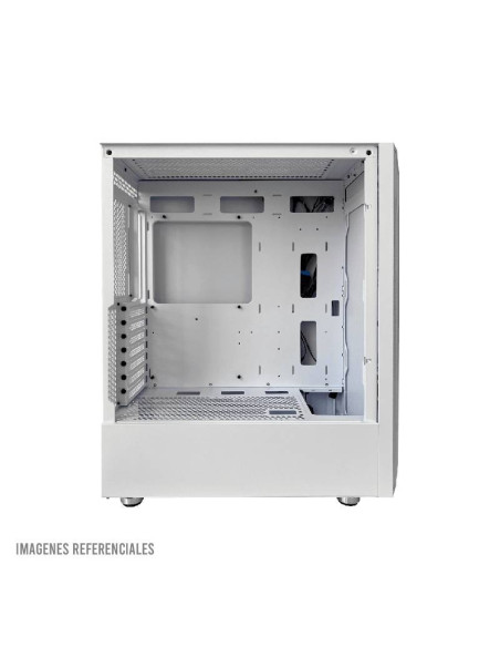 CASE ANTRYX RX 430U WHITE ( AC-RX430UW ) SIN FUENTE | VIDRIO TEMPLADO | LED-RGB