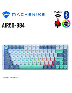 TECLADO GAMER MACHENIKE AIR50-B84 ( AIR50-B84W ) SWITCH...