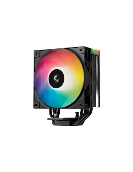 COOLER PARA PROCESADOR DEEPCOOL AG400 BK ARGB V2 ( R-AG400-BKAMMN-GJD ) NEGRO | LED-ARGB