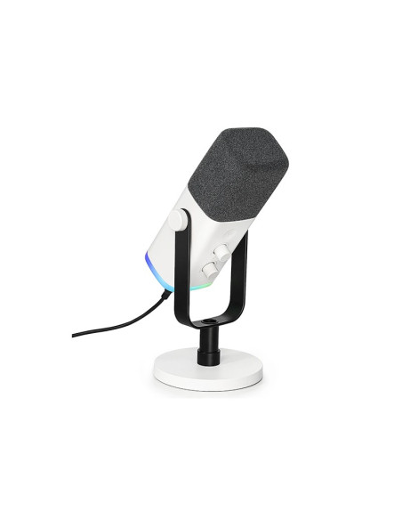 MICROFONO FIFINE AM8 AMPLIGAME ( AM8-W ) WHITE | XLR DINAMICO | LED-RGB