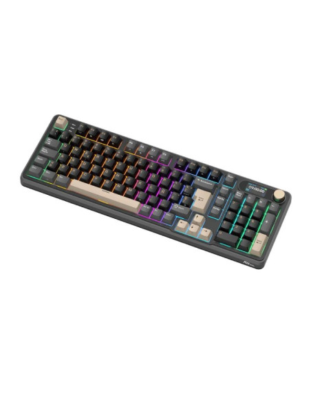 TECLADO GAMER ROYAL KLUDGE (RK-S98) WIRELESS - BT - WIRED | PHANTOM | SWITCH CHARTREUSE | LED-RGB
