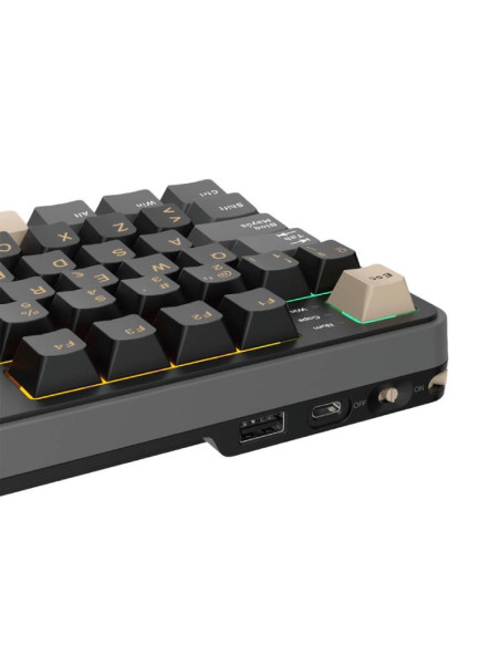 TECLADO GAMER ROYAL KLUDGE (RK-S98) WIRELESS - BT - WIRED | PHANTOM | SWITCH CHARTREUSE | LED-RGB
