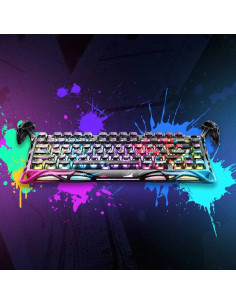 TECLADO GAMER GRAVASTAR MERCURY V75 PRO HE NEON GRAFFITI... 2