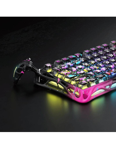 TECLADO GAMER GRAVASTAR MERCURY V75 PRO HE NEON...