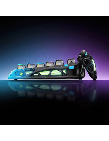 TECLADO GAMER GRAVASTAR MERCURY V75 PRO HE NEON...