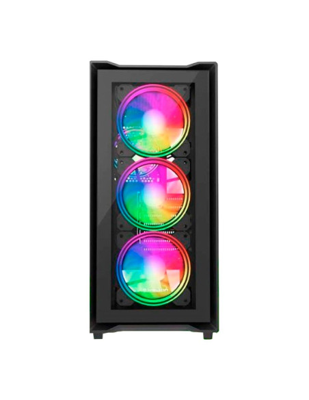 CASE GAMER HALION TITAN 108 S/FUIENTE- VIDRIO TEMPLADO- 4 ARGB