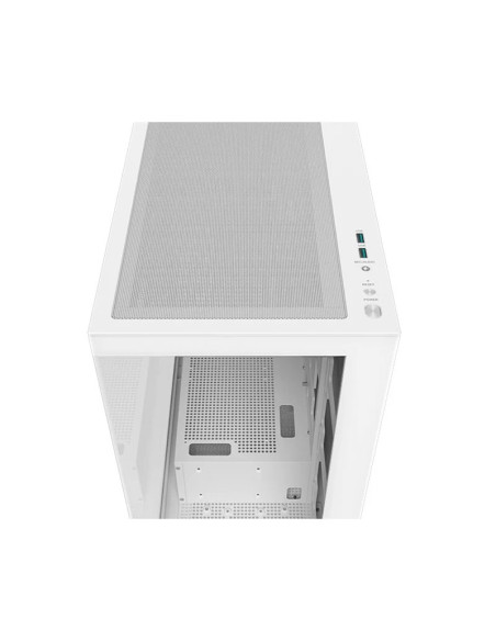 CASE DEEP COOL CG580 WH (R-CG580-WHNDA0-G-1) S/FUENTE | VIDRIO TEMPLADO + 4 FAN OEM