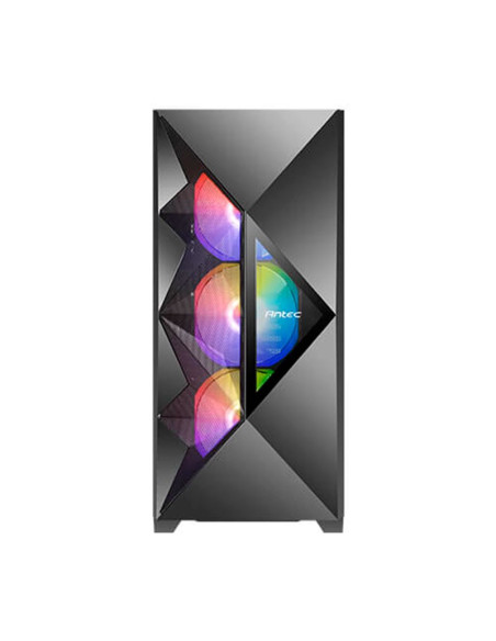 CASE ANTEC DF800 FLUX BLACK ARGB SIN FUENTE VIDRIO TEMPLADO USB 3.0 (0-761345-80081-5)