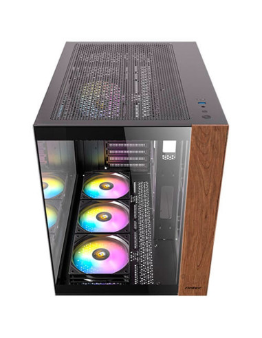 CASE GAMER ANTEC CX800 WOOD ARGB BLACK S/FUENTE...