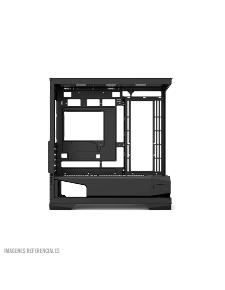 CASE GAMER THUNDEROBOT BLACKWARRIOR ( GQX25ABS ) | VIDRIO TEMPLADO MAGNETICO| PANTALLA LCD + 4 COOLER