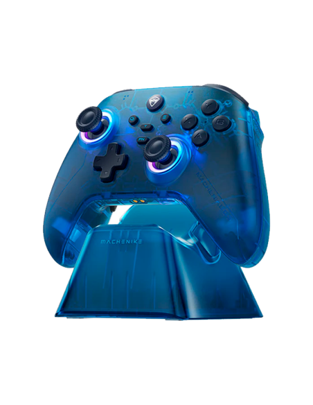 GAMEPAD MACHENIKE G3 V2 BLUE ( G3 V2 ) BASE RECARGABLE | WIRED - WIRELESS - BLUETOOTH | LED-RGB