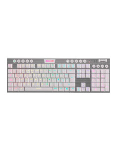 TECLADO GAMER REDRAGON HORUS FS WHITE WIRELESS (... 2