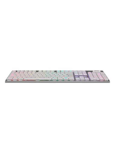 TECLADO GAMER REDRAGON HORUS FS WHITE WIRELESS...