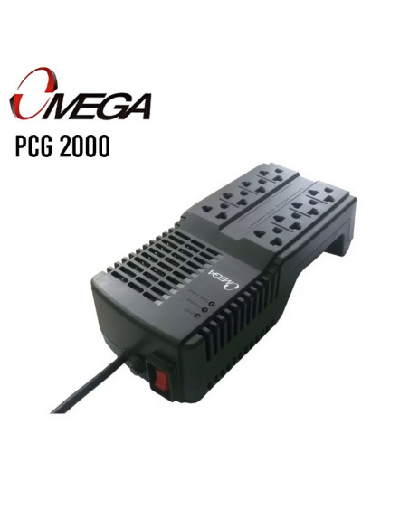 ESTABILIZADOR OMEGA 8 TOMAS PCG 2000 (4A2K03) 1000VA/600W