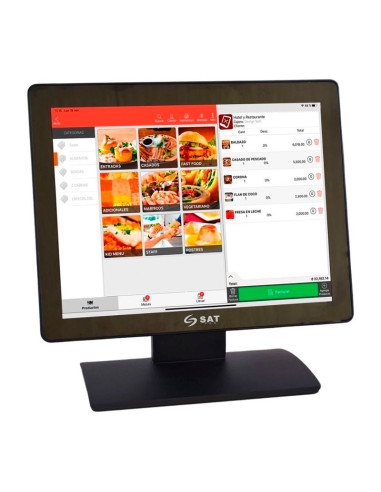 MONITOR SAT 1054 FPH TOUCH 15" PULGADAS...