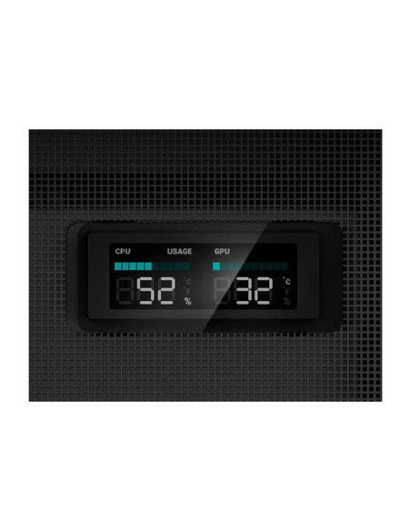 CASE DEEPCOOL CH560 DIGITAL BK (R-CH560-BKAPE4D-G-1) S/FUENTE| VIDRIO TEMPLADO| 4X-ARGB