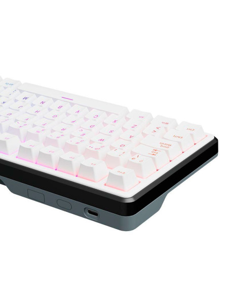 TECLADO GAMER ROYAL KLUDGE (RK X87) BLACK NIGHT| CREAMY SWITCH| CABLEADO| LED-RGB