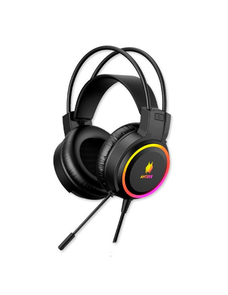 KIT GAMER ANTRYX GC-3100 X3 BLACK ( AGC-3100X3KRE-SP ) TECLADO + MOUSE + AUDIFONO | SWITCH ROJO