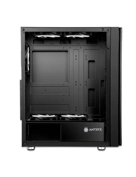 CASE ANTRYX RX 265 BLACK ( AC-RX265KFR-500CP ) C/FUENTE B500W | VIDRIO TEMPLADO | 4 FAN-FRGB
