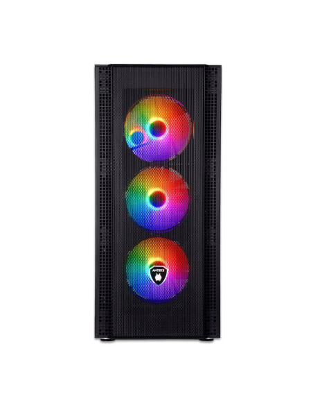 CASE ANTRYX RX 265 BLACK ( AC-RX265KFR-500CP ) C/FUENTE B500W | VIDRIO TEMPLADO | 4 FAN-FRGB