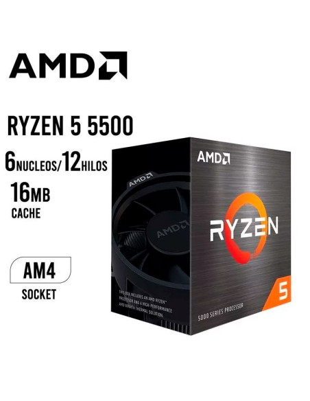 PC GAMER REAPER RYZEN 5-5500 16GB 512GB SSD GEFORCE RTX 5050 8GB + 23.8 FHD 144HZ + KIT RAPTOR