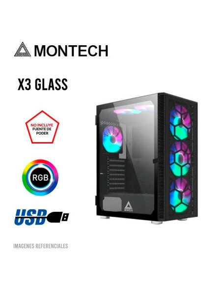 PC GAMER REAPER RYZEN 5-5500 16GB 512GB SSD GEFORCE RTX 5050 8GB + 23.8 FHD 144HZ + KIT RAPTOR