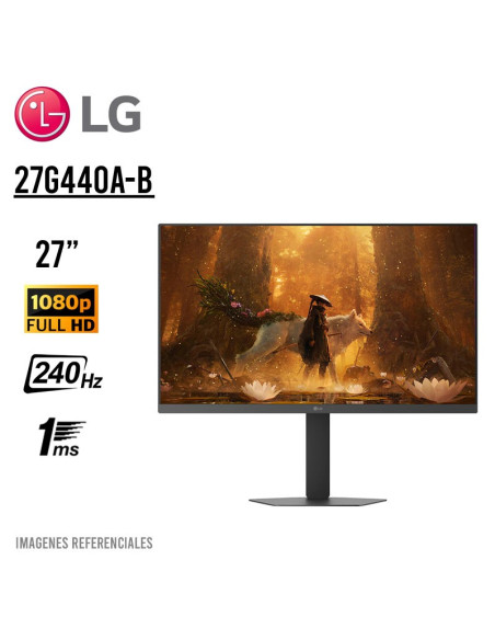 MONITOR GAMER LG ULTRAGEAR 27" (27G440A-B) PANEL IPS| 240HZ/ 1MS| HDMI-DISPLAYPORT| PIVOTIABLE
