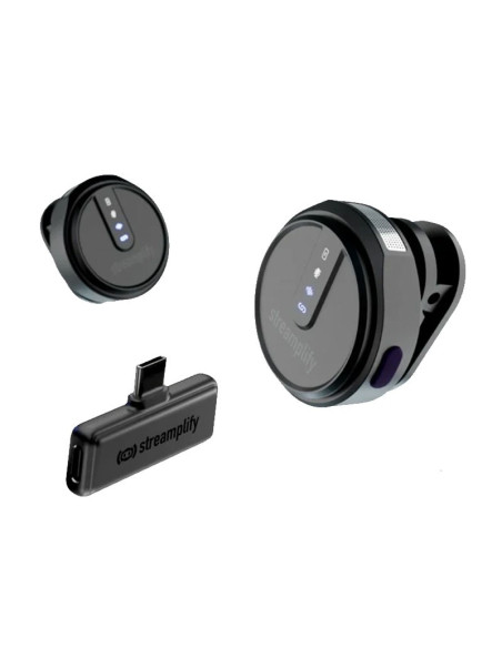 MICROFONO STREAMPLIFY MIC GO-48 INALAMBRICO | BLACK