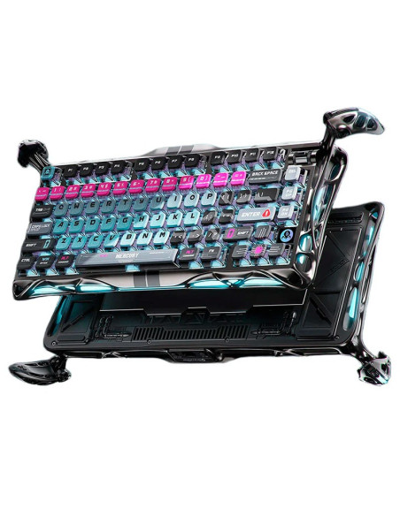TECLADO GAMER GRAVASTAR MERCURY V75 PRO HE CYBERPUNK (GSV75PRO-RM-EGRY) SWITCH HALL EFFECT| LED-RGB