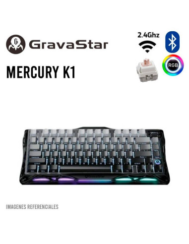TECLADO GAMER GRAVASTAR MERCURY K1 ( GSK1-GBLK...