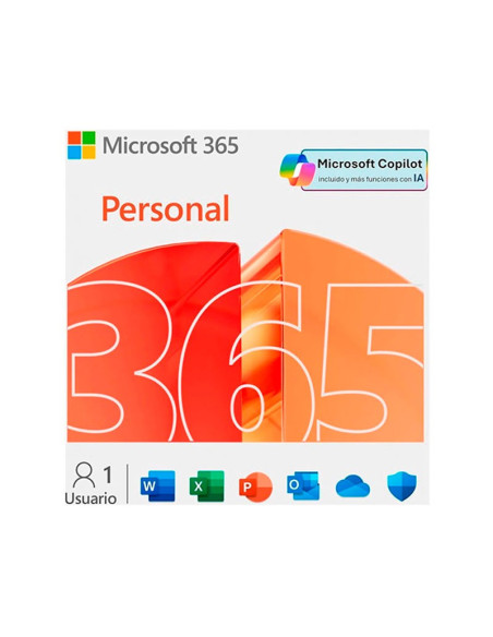 LICENCIA MICROSOFT 365 PERSONAL (EP2-32316) 1 USUARIO - 5 DISPOSITIVOS | 12 MESES | VIRTUAL