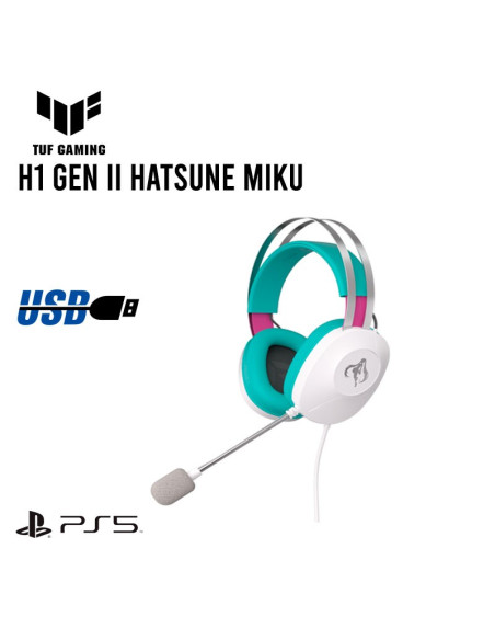 AUDIFONO GAMER H1 GEN II HATSUNE MIKU