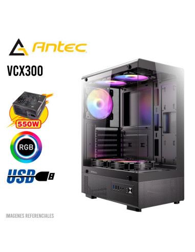 CASE GAMER ANTEC VCX300 ARGB (VCX300AMV55US)...