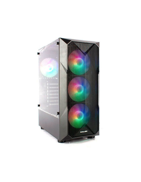 CASE GAMER HALION STUKA CR11 500W LED VIDRIO TEMPLADO