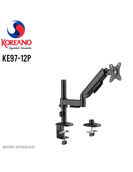 BRAZO HIDRAULICO CON SOPORTE KOREANO 17" A 32"(KE97-12P) SOPORTE A MESA