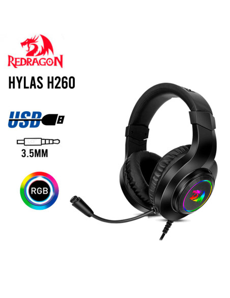 AUDIFONO GAMER REDRAGON HYLAS