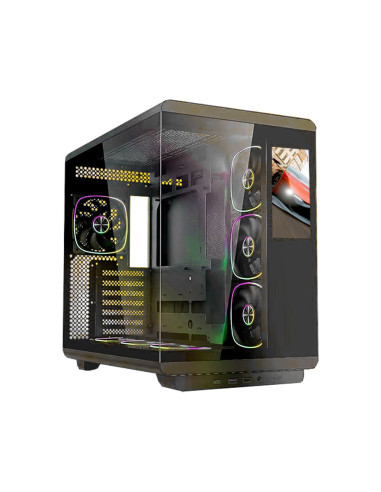 CASE GAMER THELION (IM600-6 BK)|S/FUENTE|VIDRIO...
