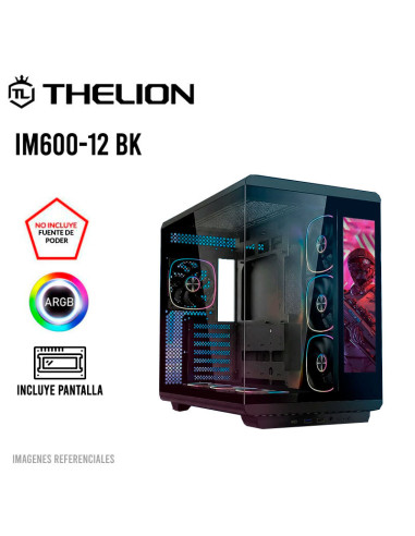 CASE GAMER THELION (IM600-12 BK)| S/FUENTE|...