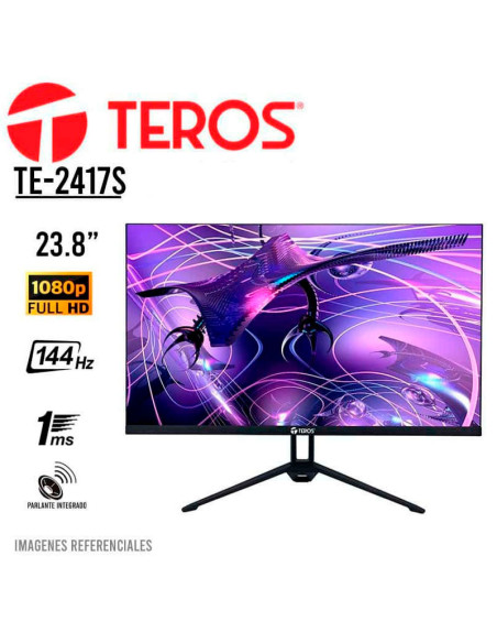 MONITOR GAMER TEROS 23.8 ( TE-2417S ) PANEL IPS | 144HZ - 1MS | HDMI - DP | PARLANTES INCORPORADOS